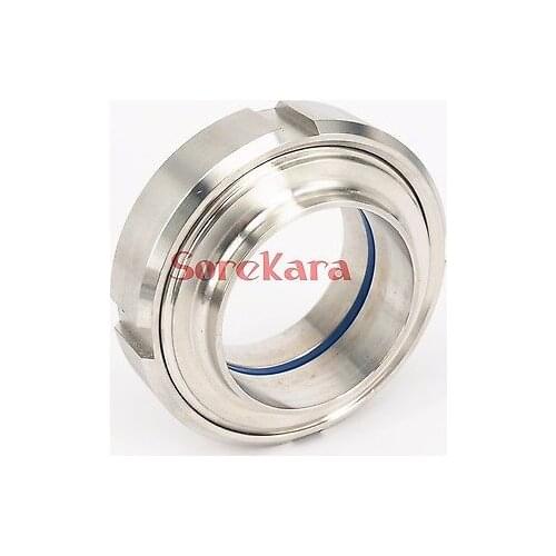 63mm SS304 Stainless Steel Sanitary T Thead Weld On Socket Union Set Pipe Fitting For Food Industries