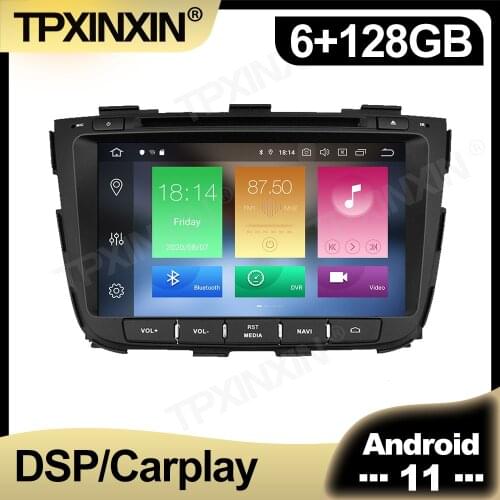 128GB Android 11.0 For Kia Sorento 2013 - 2014 Car Radio Multimedia AutoRadio DVD Player Navigation Stereo HeadUnit GPS 2 din