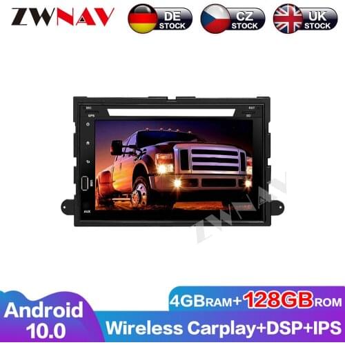 128GB Android screen 10 Car Multimedia player For FORD Fusion Explorer 2006 2007 2008 2009 car audio radio stereo GPS head unit