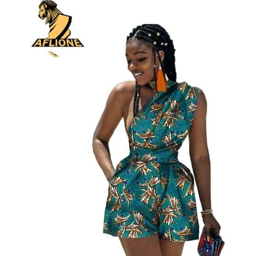 Strapless Jumpsuit With Belt One Shoulder Sleeveless Sexy Fashion Beach Clothing Party Nightclub Wax Pure Cotton Streetwear