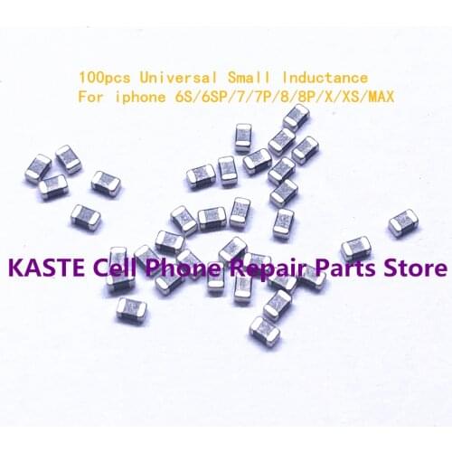 100pcs iPhon 6S/6SP/7/7P/8/8Plus X XS/MAX Mainboard Maintenance around CPU Boost Coil Universal Small Inductance Boost Capacitor