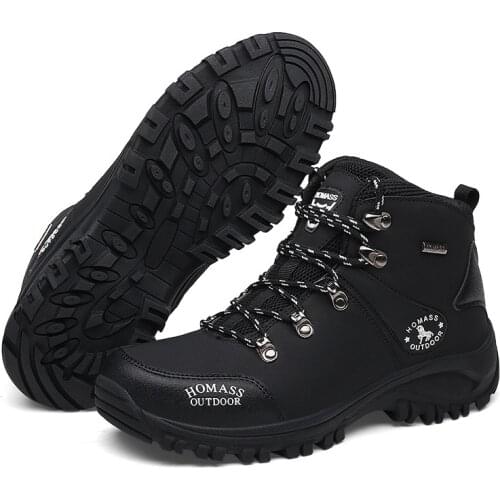 Men Waterproof Hiking Shoes Outdoor Climbing Non-slip Camping Trekking Sneakers Sports Breathable Mountaineering Army Green Boot