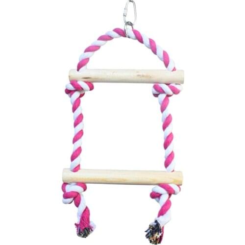 New Bird Toys Hanging Multicolor Rope Toys Type For Rope Bungee Bird Toy Birds Standing Parrot Bird Toys Accessories Supplies