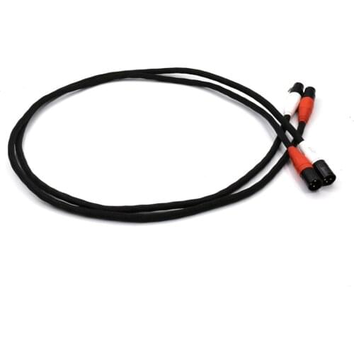 Pair 5N OFC Pure Copper HIFI Audio Interconnect Cable, Gold plated XLR Male to Female Jack Balanced Cable Cord