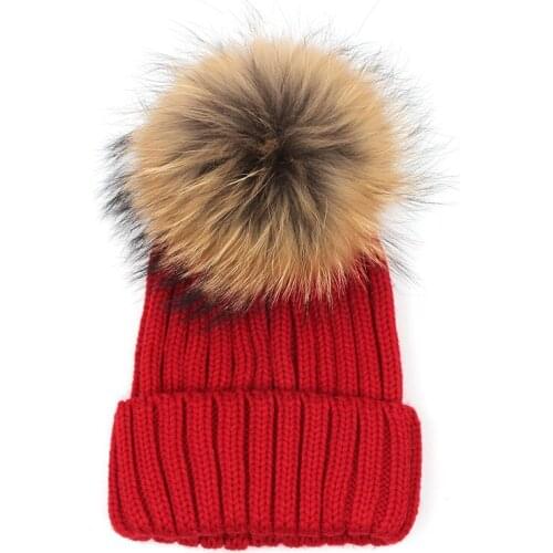 Hat Ladies Autumn And Winter Korean Knit Hat Wool Ball Woolen Hat Winter Thickening Warm Hat Foreign Trade Knitted Hat