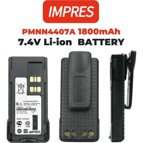 IMPRES PMNN4407A Replacement Battery for Motorola XPR3300 XPR3500 XPR7350 DP4000 DP4400 DP4401 DP4601 DP4800 GP328D P8608
