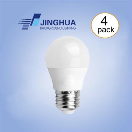 LED Light Bulb 5W,4W,6W, A15 Bulb, G45 Bulb Shape, E26 Medium Base, 3000K Warm White,Daylight White 5000K Dimmable(Pack of 4)
