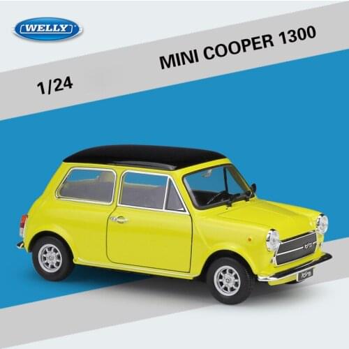 Welly 1:24 Cars Toy Mini Cooper Alloy Car Model Simulation Car Decoration Collection Gift Model Toy Boy Gift Childrens Toys