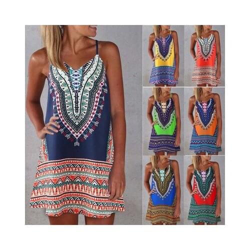 African Style Floral Print Retro Dress for Women Elegant Fashion V-neck Bodycon Plus Size Midi Dress Long Sleeves Vestidos