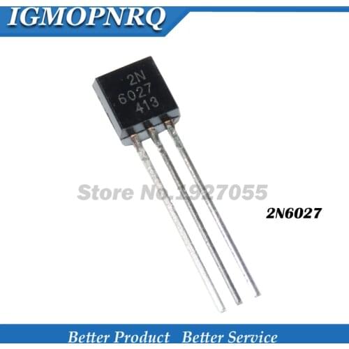10PCS 2N6027 TO-92 6027 TO92 Controlled Rectifier single junction transistor