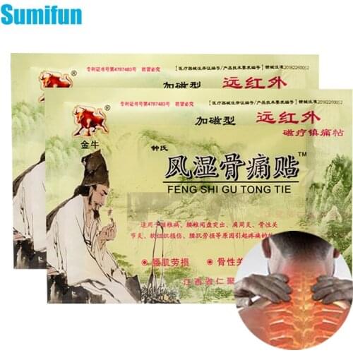 16pcs/2bags Pain Relife Stickers Joints Lumbar Spine Bone Hyperplasia Cervical Spondylosis Patches Cold Compress Plasters D3123