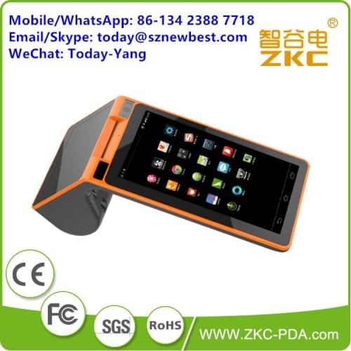Wireless Handheld Android POS Terminal with Built in Printer