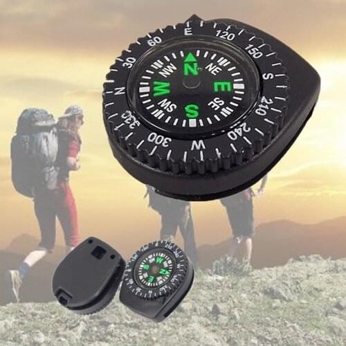 Wristband Compasses Portable Detachable Watch Band Slip Slide Navigation Wrist SEC88