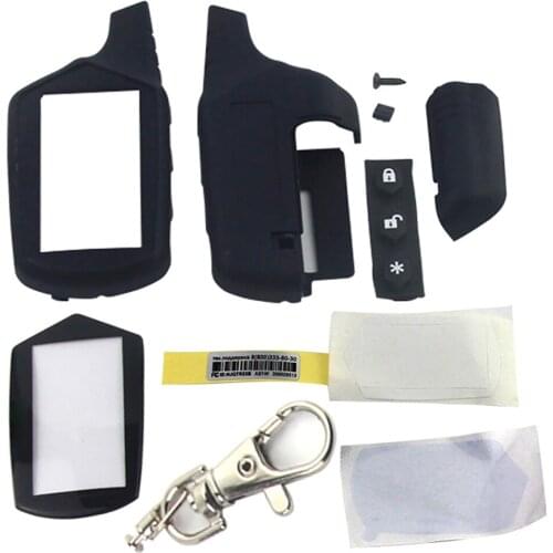 Key Cover Trinket protect shell B9/B6 Silicone Case for Starline B9/B91/B6/B61/A91/A61/V7 LCD Keychain Car Remote 2 Way Alarm