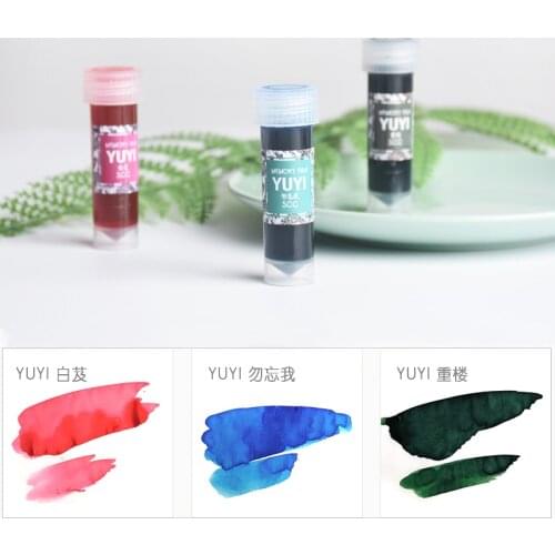 Pure Handmade Color Ink For Fountain Dip Pen Calligraphy Writing Painting Graffiti Non Carbon 5ml/bottle