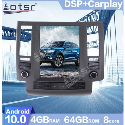 For Infiniti FX35 Multimedia For Infiniti FX35 FX45 2006 - 2009 Android 10.0 Tesla Style Vertical Screen Car GPS Navigation