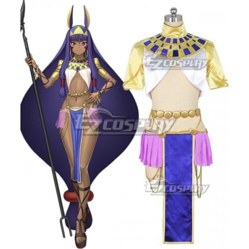 Fate Grand Order Caster Nitocris Dress Outfit Suit Halloween Party Set Girls Adult Skirt Suit Cosplay Costume E001