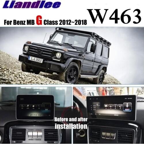 Liandlee Car Multimedia Player NAVI CarPlay For Mercedes Benz MB G Class G63 G350 G500 W463 2012~2018 NTG Radio GPS Navigation