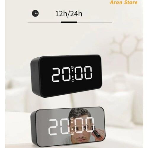 Multifunction Alarm Clock in Wood Digital Alarm Clock Gift For Family Friends or Partners For Birthdays Anniversary Graduation