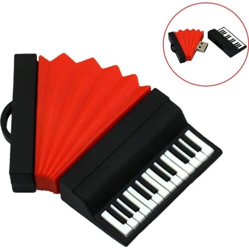 Musical instrument Accordion Pendrive 2.0 4 8 16 32 64 128 256 gb usb flash drive 32GB 256GB 64GB 16GB flash disk usb Pen drive