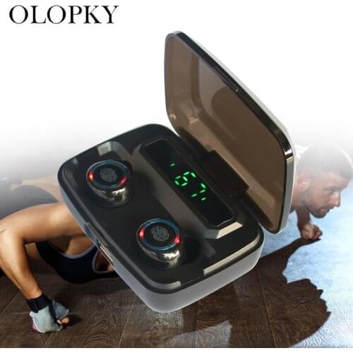 TWS True Wireless Headphones Touch Bluetooth 5.0 Earphone HiFi 8D Heavy Bass Earphones Waterproof 3300mAh Charging Box With Mic