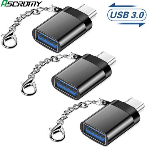 3PCS USB Type C OTG Adapter For Apple iPad Pro 11 12.9 2018 iPadpro 2019 For Microsoft Surface Pro 6 7 Tablet OTG Cable USBC