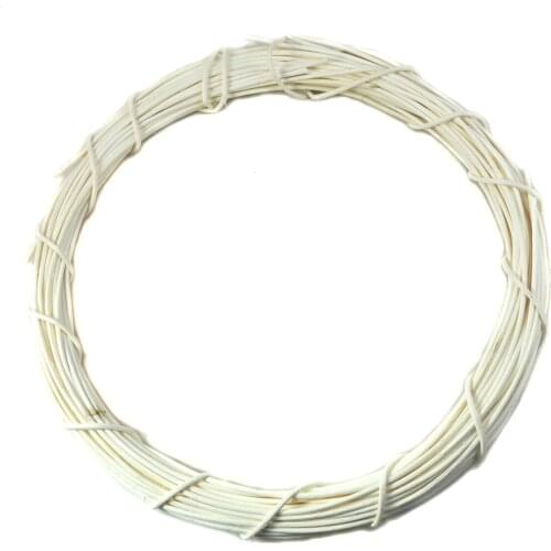 Ougual DIY Crafts Coloring Natural Rattan Wreaths White,Red,Brown