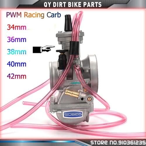 PWM Racing Carb 34 36 38 40 42mm Carburetor For honda yamaha suzuki Kawasaki Motorcycle Scooter UTV ATV Dirt Bike mx offroad