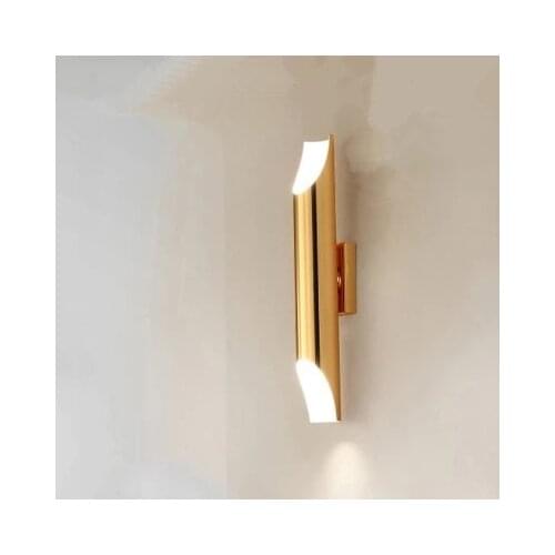 Gold Nordic Post Modern Wall lamp Minimalist Luxury Style Designer Model Room Living Room Background Wall Bedroom Bedside Lamp