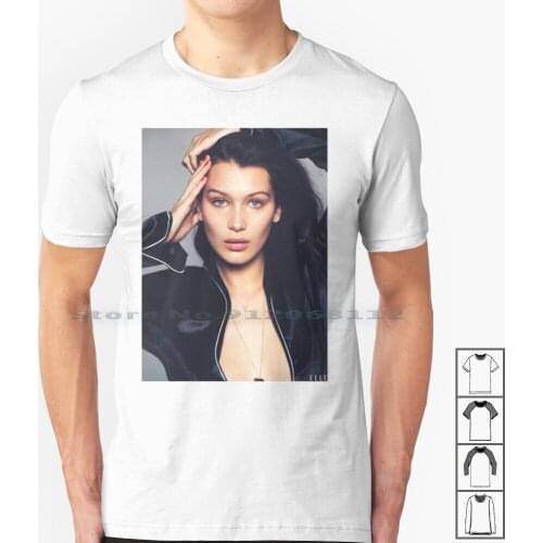 Bella T Shirt 100% Cotton Bella Hadid Gigi Model Fashion Kendall Beauty Creative Trending Vintage Cool Gift Euro Us Size Big