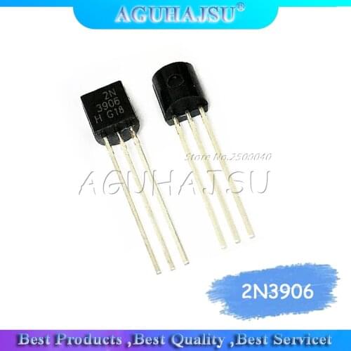 100PCS 2N3906 3906 TO-92 Low Transistor PNP New Original