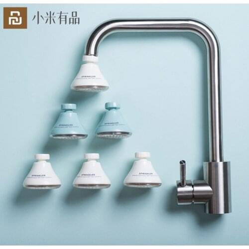 2021 Youpin Anti Splash Shower Faucet Head Nozzle Faucets Kitchen Adjustable Filter Bathroom Tap Water Saving Device Home Cooker