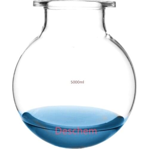 5000ml Glass Reactor Flask OD(Flange)=150mm 5 Litre Reaction Kettle
