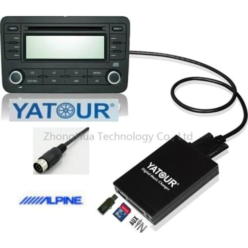 Yatour Digital Music Car Audio USB Adapter MP3 AUX Bluetooth for Alpine M-bus and Honda/Acura 92-97 CDC interface CD Changer
