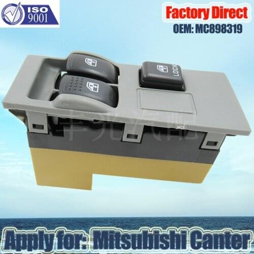 Factory Direct Auto Window Switch Power Apply for Mitsubishi Canter Truck Master Window Switch MC898319 12V Left Driver Side
