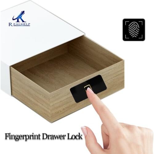 Fingerprint Lock Smart Lock Cabinet Locks Biometric Digital Keyless Furniture Drawer Lock Fingerprint Drawer Lock AA Battery