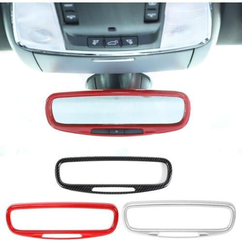 ABS Interior Rearview Mirror Decorative Frame Cover for Dodge Durango 2011+ Car Accessories