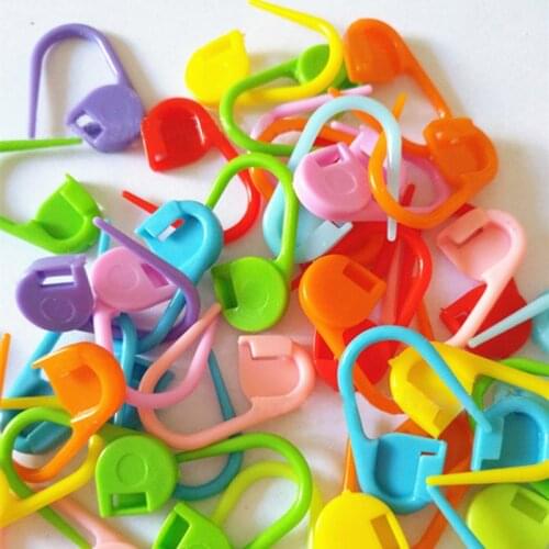 DIY Weaving Tools Baby Yarn Lock Pins Buckle Needle Knit Dedicated Sewing Accessories Plastic Safty 50Pcs Pins Sweater Mark