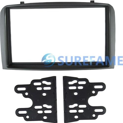 Double Din Car Audio Frame for Alfa Romeo 147 Stereo Fascia Panel Dash Trim Kit Navigation Facia GPS Surround Adapter Bezel