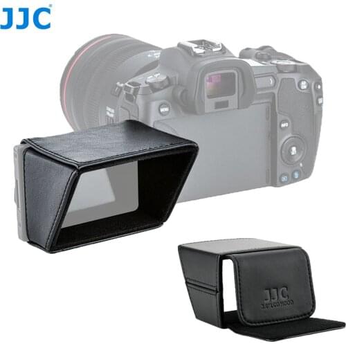JJC Camera 3" LCD Screen Hood for Canon EOS M50 RP R 90D 80D 70D 6D Mark II Rebel T8i T7i T6i T6s SL3 SL2 Sony ZV-1 ZV1 Fuji XT4
