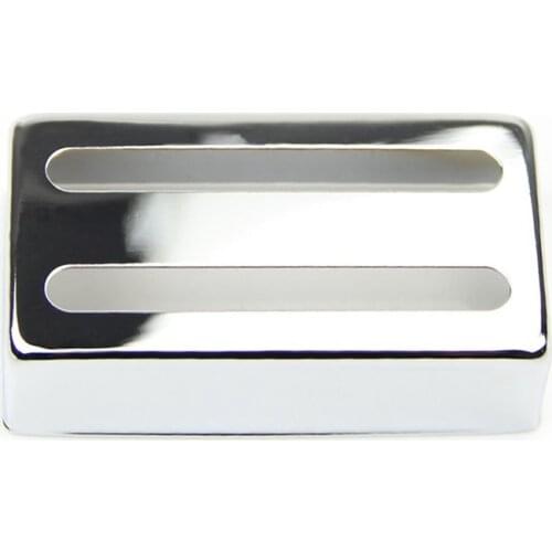 Humbucker Pickup Cover Two-line For Electric Guitar Silver