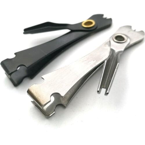 1Pc Multifunctional Stainless Steel Fly Fishing Line Scissors Cutter Clipper Nipper Fishing-Line Tie Fast Knot Tying Accessories