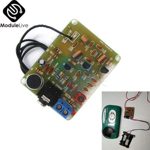 88-108MHz FM Frequency Modulation Wireless Microphone Module DIY Kits Transmitter Board Parts DC 3-6V FM Transmitter Module