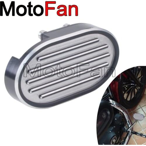 Motorcycle Brake Pedal Pad Foot Peg Cover Replacement for Harley Sportster 1200 Forty-Eight XL1200X Seventy-Two XL1200V