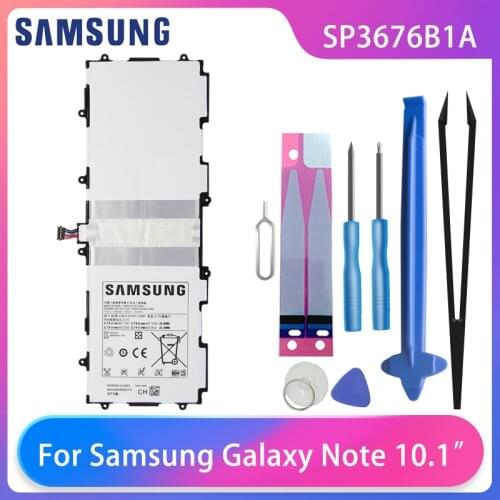 Original Samsung Galaxy Note 10.1” GT-N8000 N8005 GT-N8010 N8013 N8020 P7500 GT-P7510 P5100 P5113 Tablet Battery Free Tools