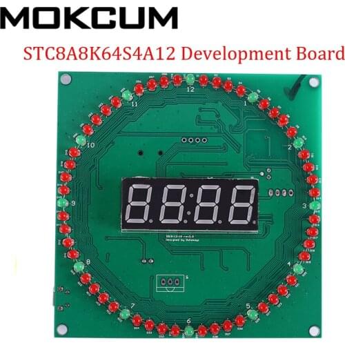 STC8A8K64S4A12 Development Board MCU Controller DHT11 DS18B20 DS1302 Sensor Display Module