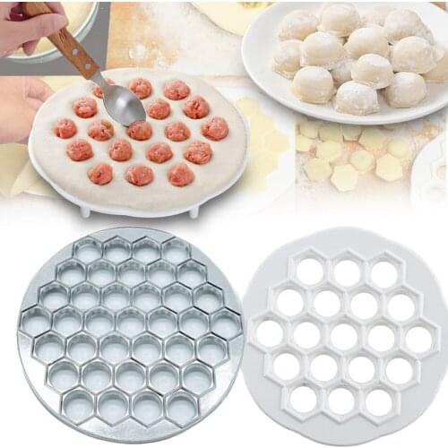 19/37 Holes Dough Press Mould Dumpling Mold Ravioli Pelmeni Cake Huntun Maker Cooking Utensils Kitchen Gadget