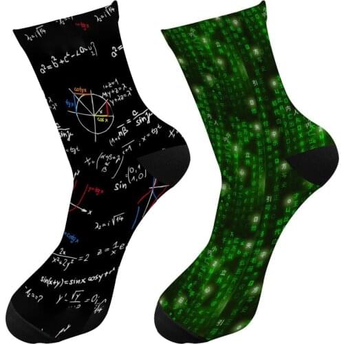 PRTSKOS Men's Patterned Socks