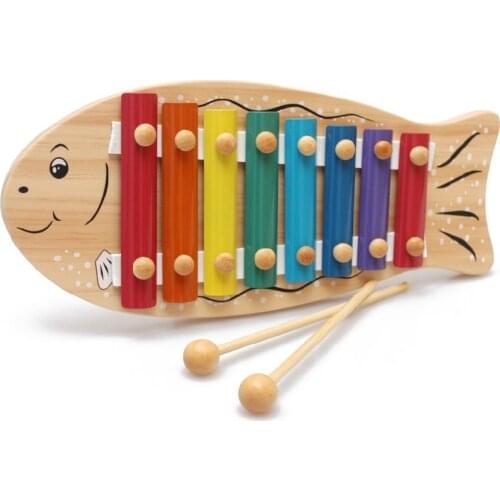 Early Educational Toy Colorful Wooden Music Instrument Toy Playing Knocking Piano Musical Toy Montessori Toys Children Gift