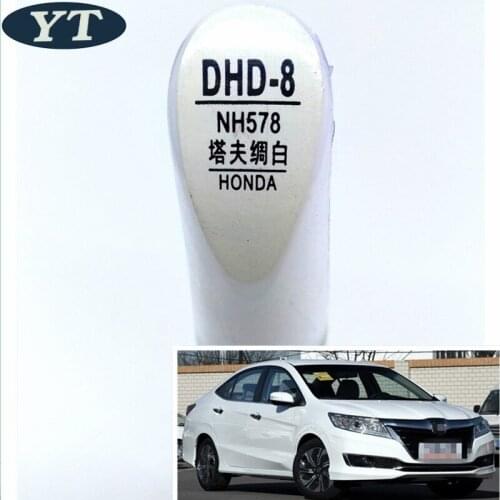 Car scratch repair pen, auto brush paint pen WHITE color for Honda ACCORD, Fit City Odeysey HRV CR-V Spirior Civic